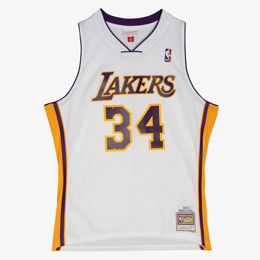 LAKERS #34 SHAQ JERSEY-WHI