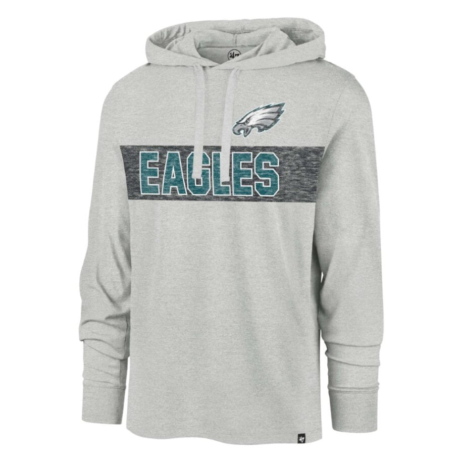 PHILADELPHIA EAGLES LIGHTWEIGHT HOOD-GREY