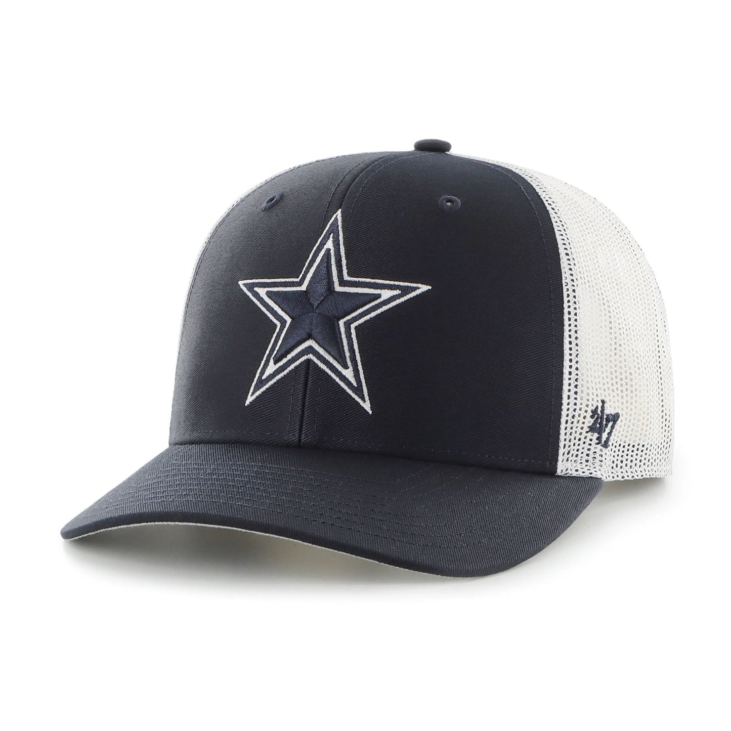 COWBOYS LOGO TRUCKER HAT-NVY