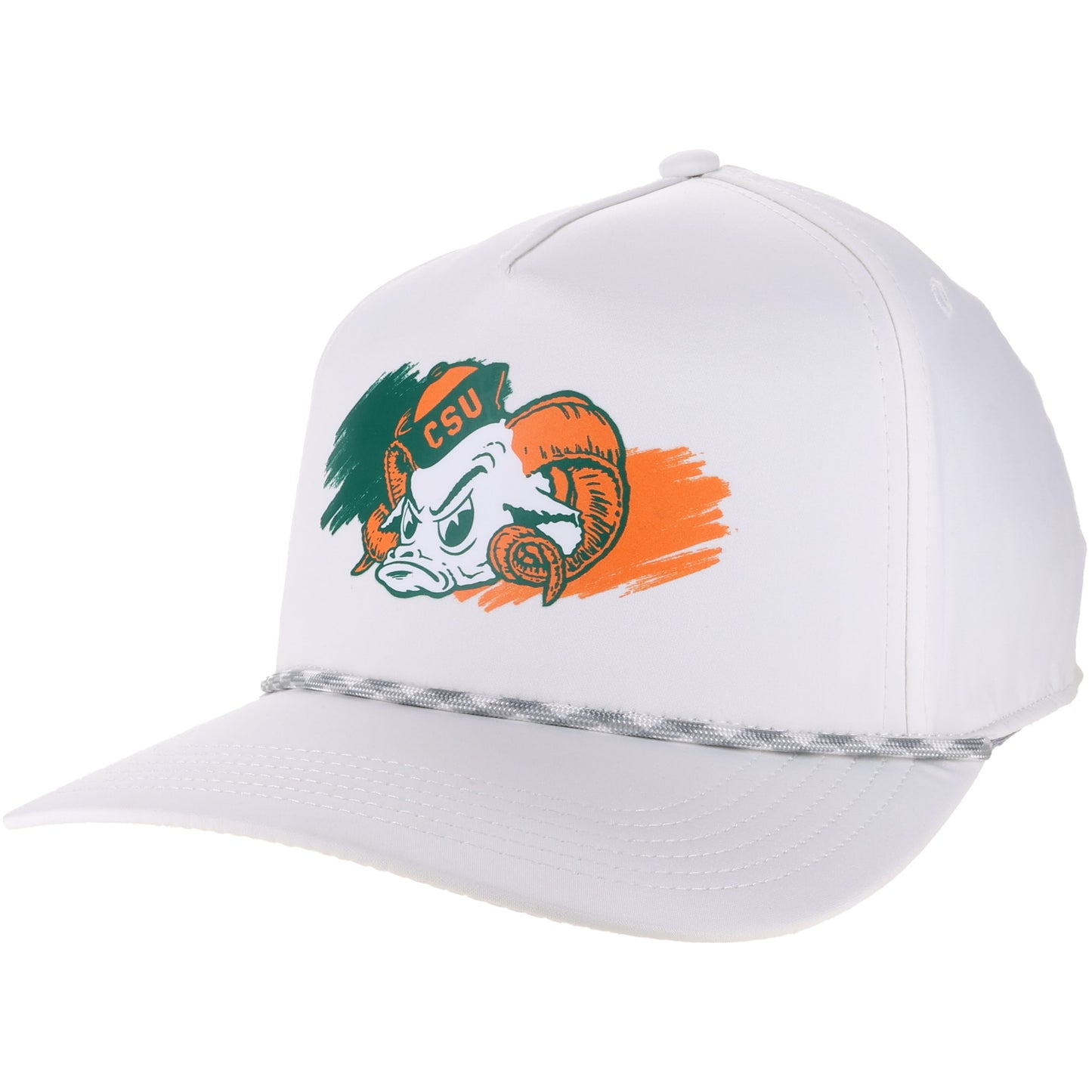 CSU SPLOTCH ROPE HAT-WHI