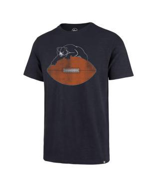CHICAGO BEARS RETRO LOGO SS-NVY