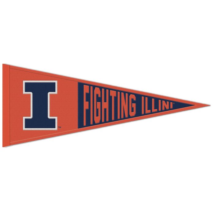 ILLINOIS LOGO PENNANT