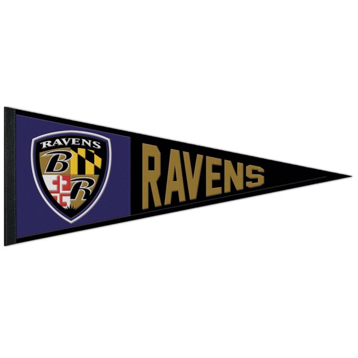 RAVENS NAME/LOGO PENNANT