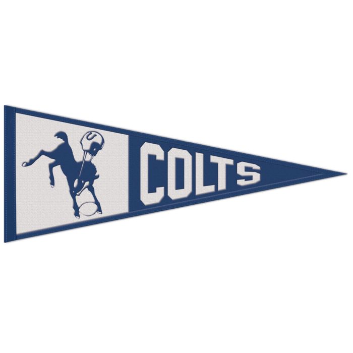 COLTS RETRO LOGO PENNANT