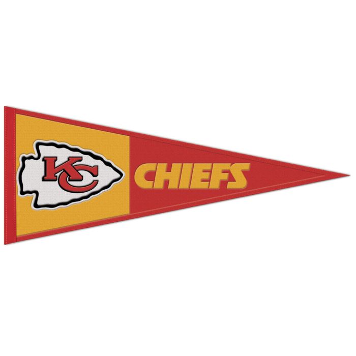 KANSAS CITY CHIEFS LOGO PENNANT