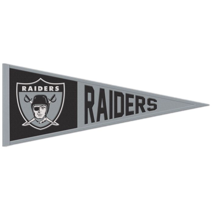 RAIDERS RETRO LOGO PENNANT
