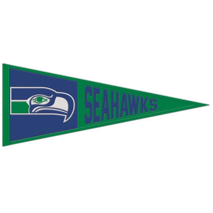 SEATTLE SEAHAWKS RETRO LOGO PENNANT