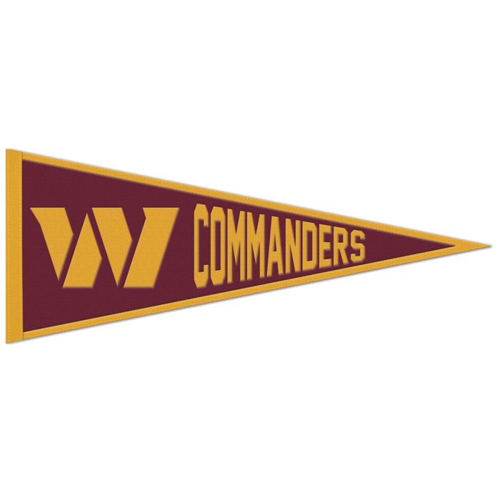 WASHINGTON COMMANDERS LOGO PENNANT