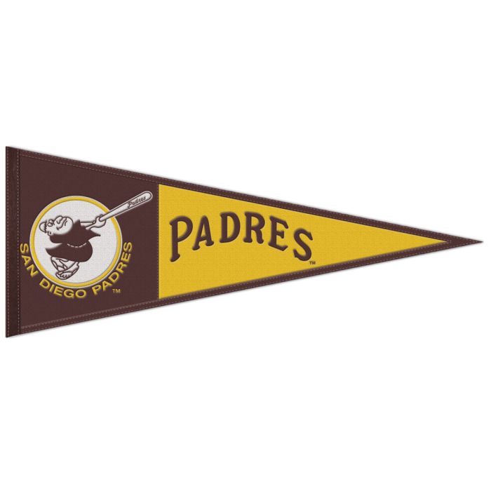 SAN DIEGO PADRES RETRO LOGO PENNANT