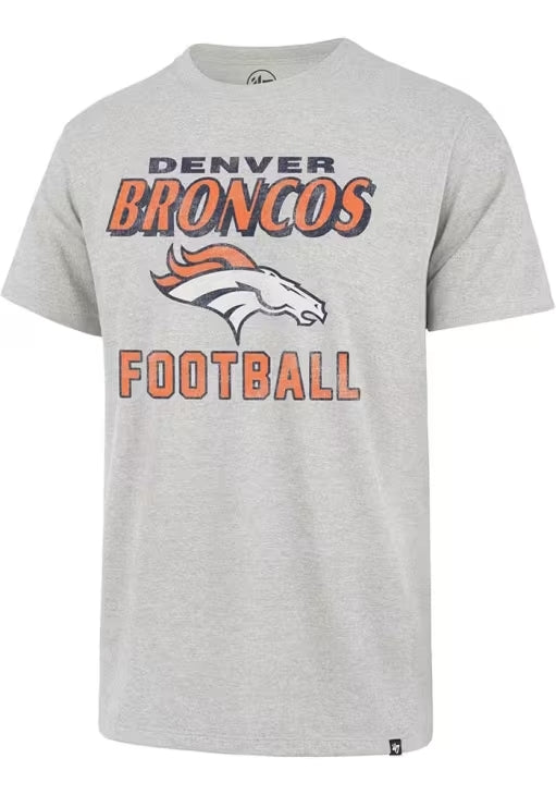 DENVER BRONCOS FOOTBALL TEE - GREY