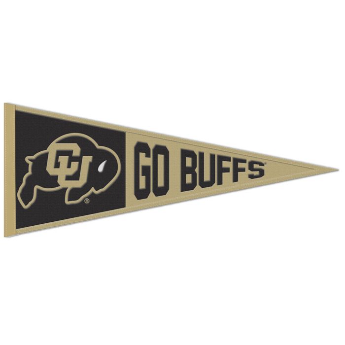 CU 'GO BUFFS' PENNANT