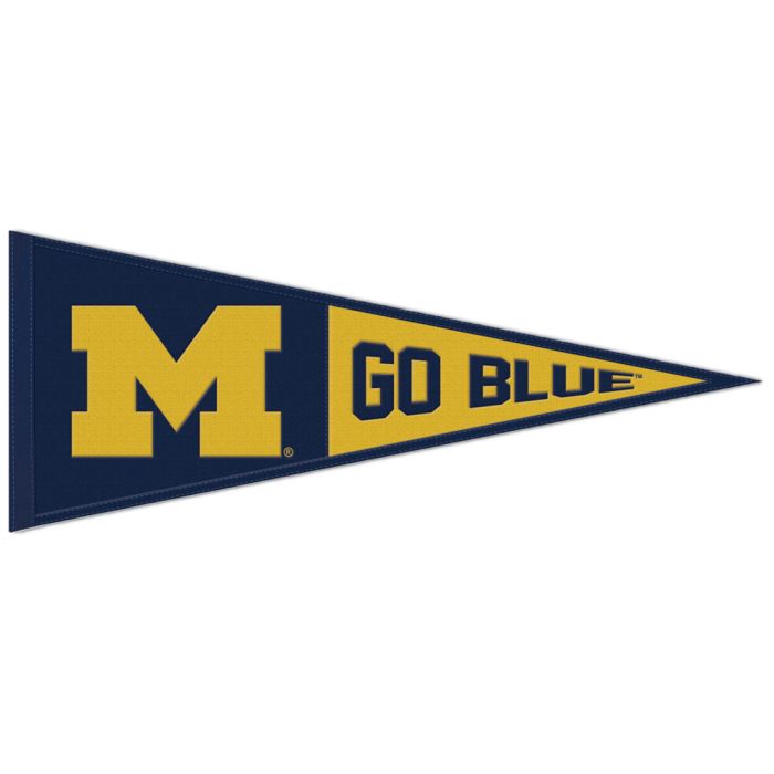 MICHIGAN 'GO BLUE' PENNANT