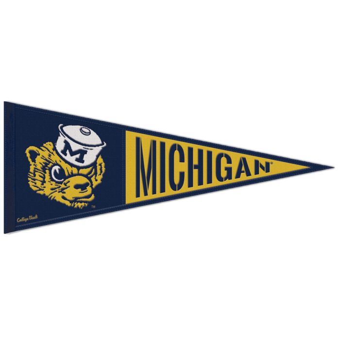 MICHIGAN RETRO PENNANT
