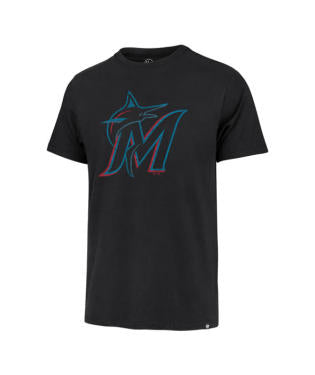 MARLINS 'M' LOGO SS-BLK