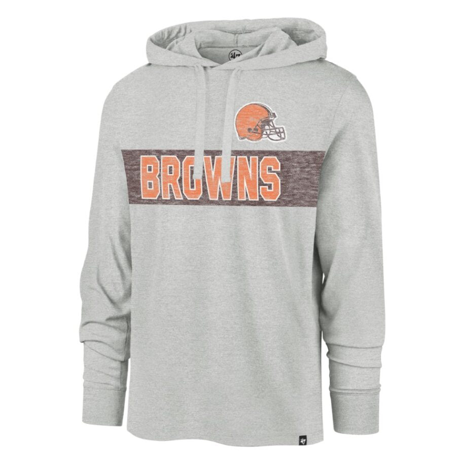 CLEVELAND BROWNS LIGHTWEIGHT HOOD-GREY