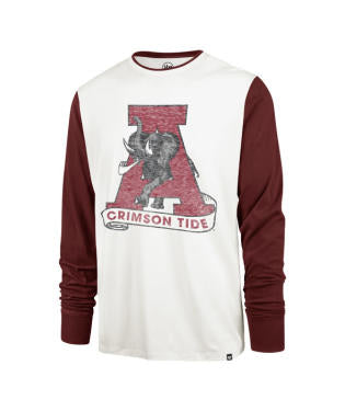 ALABAMA RETRO LOGO LS-WHI