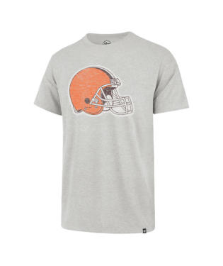 BROWNS HELMET LOGO SS-GRY