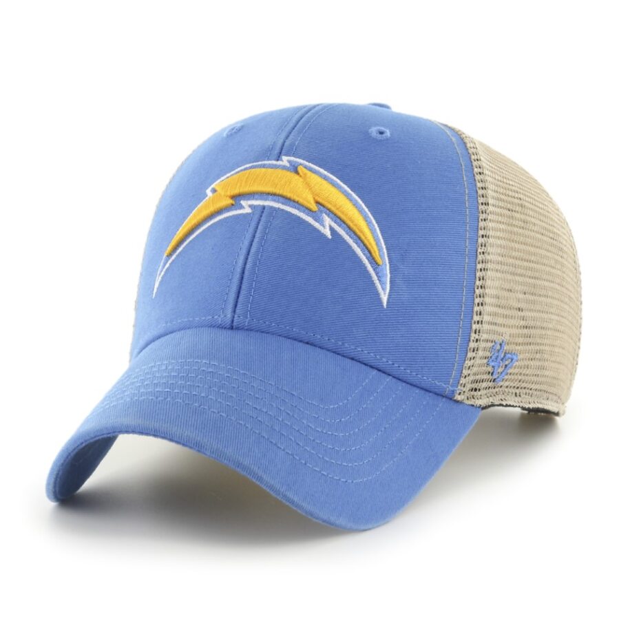 LA CHARGERS LOGO TRUCKER-BLUE RAZ