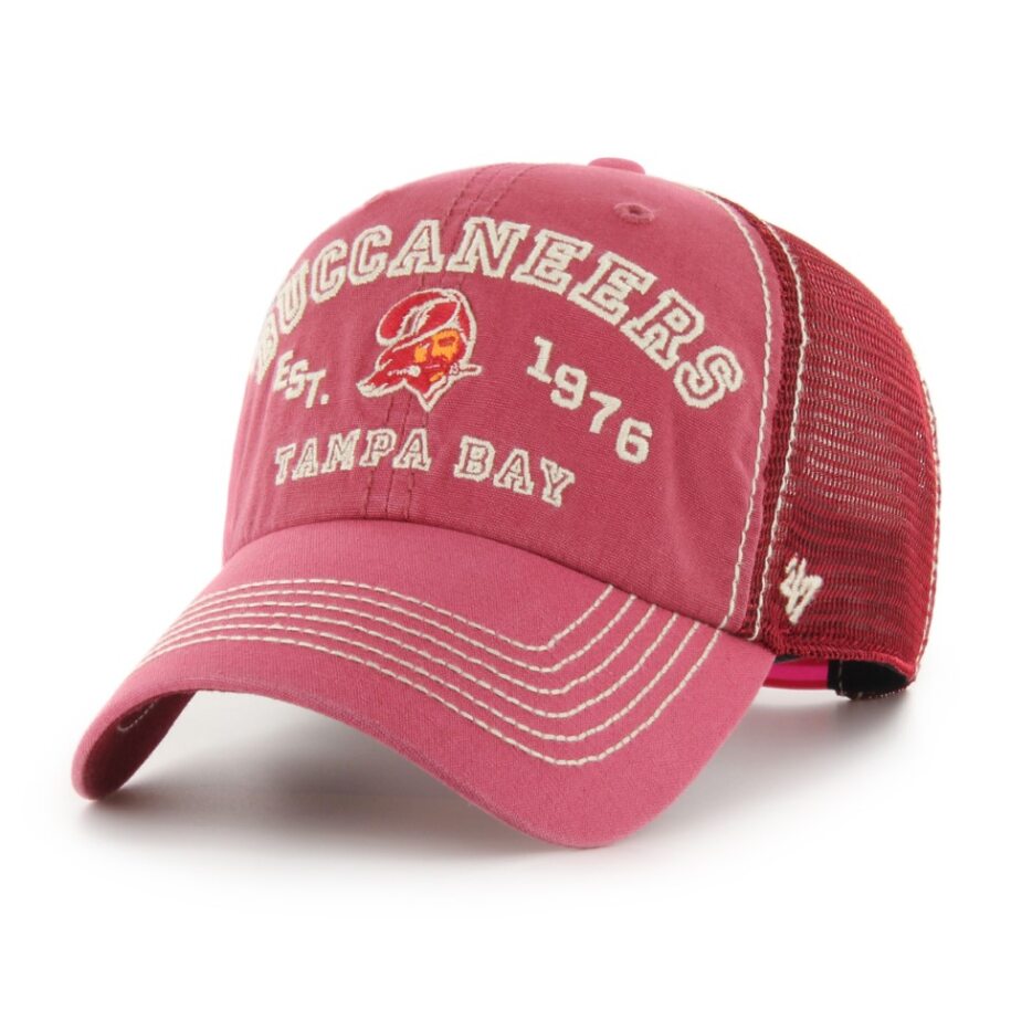TAMPA BAY BUCCANEERS NAME/LOGO/EST TRUCKER-RED