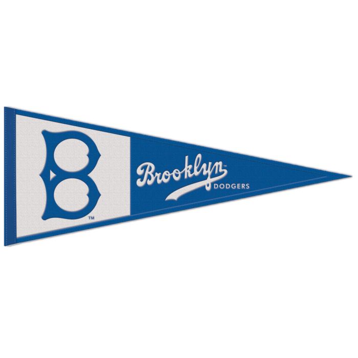 BROOKLYN DODGERS LOGO PENNANT