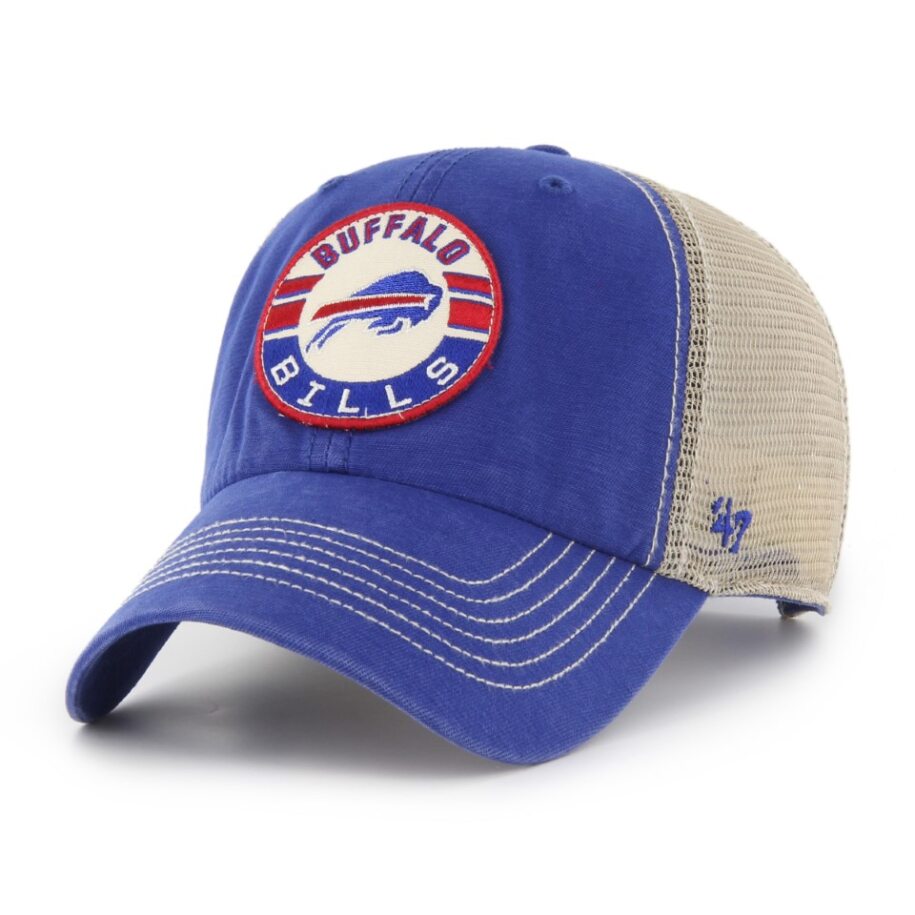 BUFFALO BILLS CIRCLE PATCH TRUCKER-ROYAL