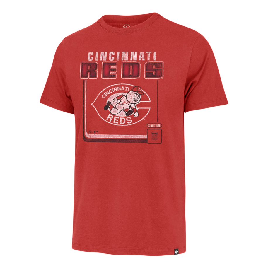 CINCINNATI REDS MR.RED IN BOX SS TEE-RED