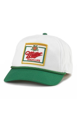 MILLER ROPE HAT-GRN/WHT