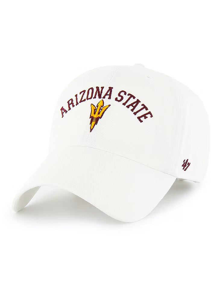 ARIZONA STATE NAME/LOGO HAT-WHI