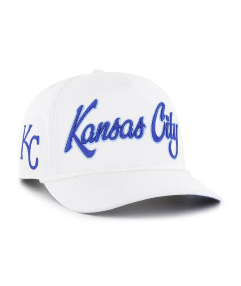 ROYALS SCRIPT ROPE HAT-WHI