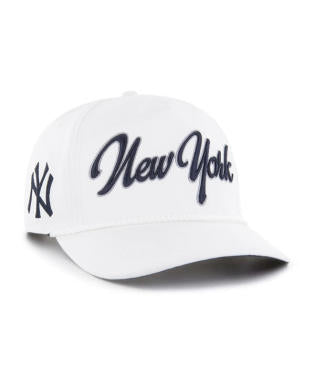 YANKEES SCRIPT ROPE HAT-WH