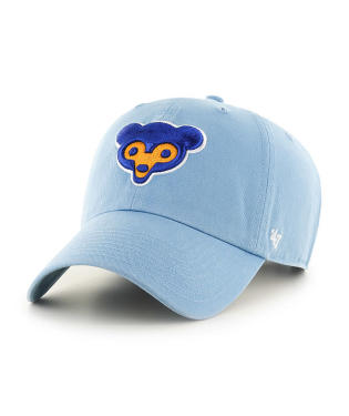 CUBS RETRO BEAR HEAD HAT-LTBL