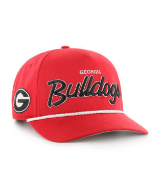 GEORGIA NAME/ROPE HAT-RED