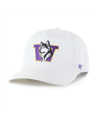 WASHINGTON RETRO LOGO ROPE HAT-WHI