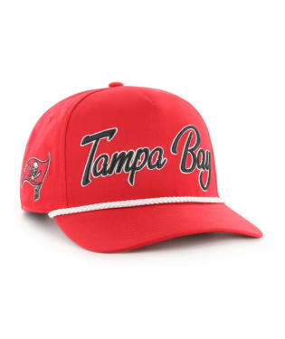 BUCCANEERS SCRIPT ROPE HAT-RED