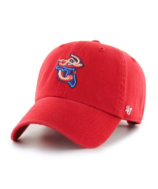 JACKSONVILLE JUMBO SHRIMP HAT-RED
