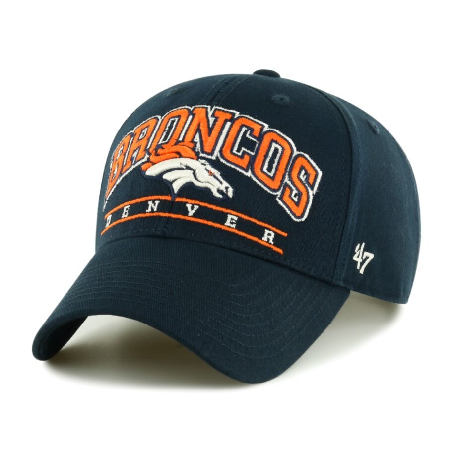DENVER BRONCOS NAME/LOGO STRUCTURED HAT-NAVY