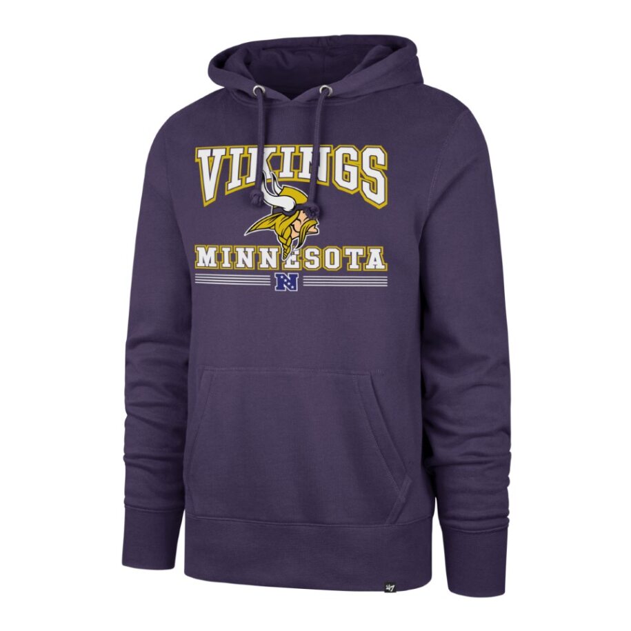 MINNESOTA VIKINGS NAME/LOGO/NFC LOGO HOOD-PUR