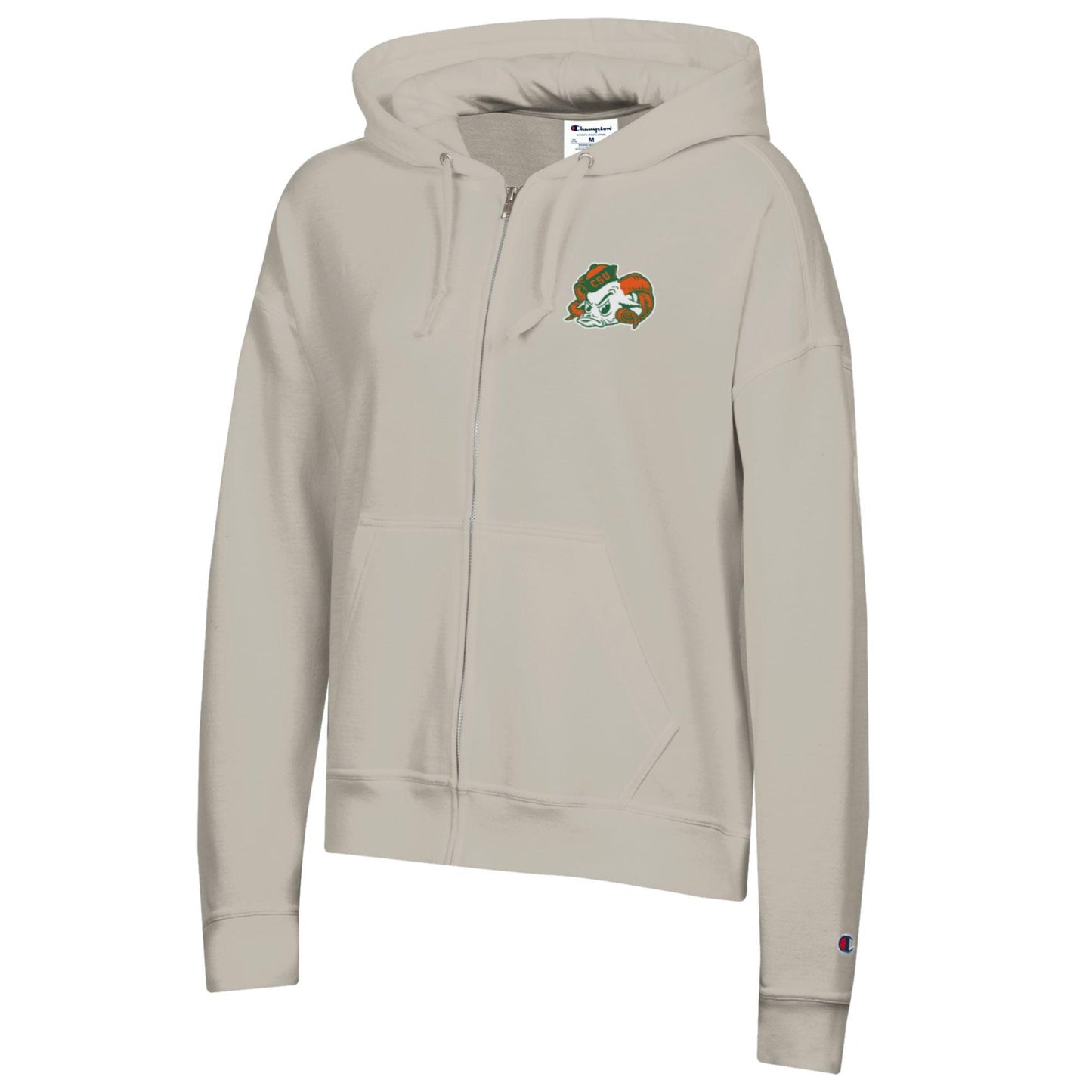 CSU RETRO LADIES ZIP HOOD-CCA