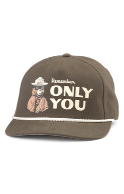 SMOKEY 'ONLY YOU' ROPE HAT-DKG