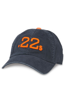 22'S LOGO HAT-BLK