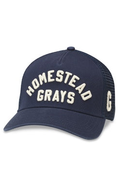 HOMESTEAD GRAYS TRUCKER HAT-NVY