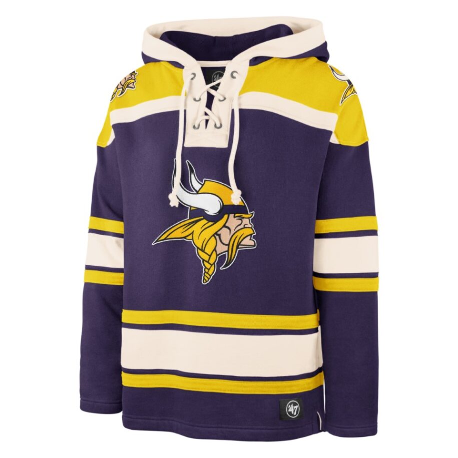 MINNESOTA VIKINGS SUPERIOR LACER HOOD-PUR