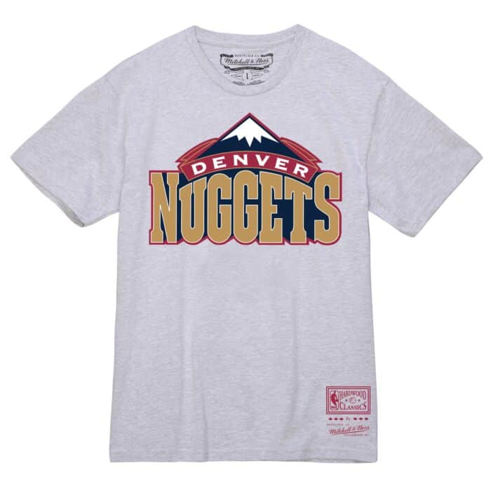 NUGGETS RETRO MOUNTAIN LOGO SS-GREY
