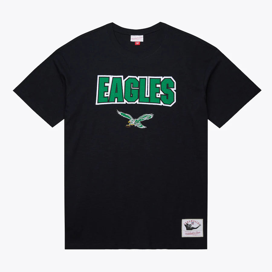 EAGLES NAME/RETRO LOGO SS-BLK