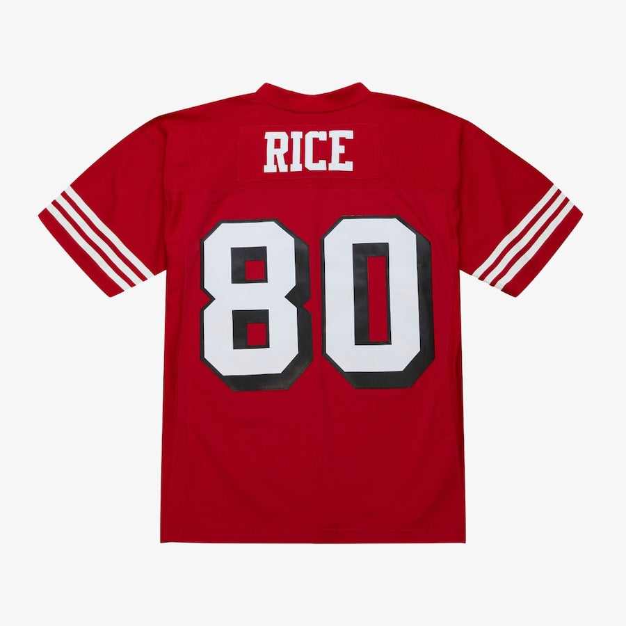 49ERS #80 RICE JERSEY-RED