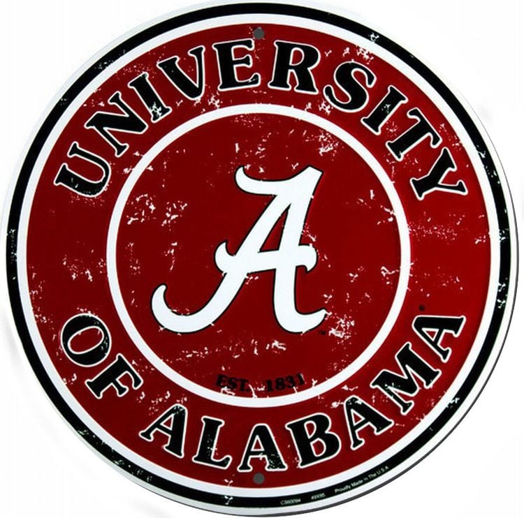 ALABAMA ROUND SIGN-12"