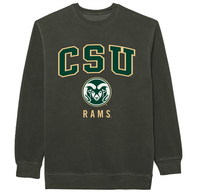 CSU HVYWGHT CREW-GRN