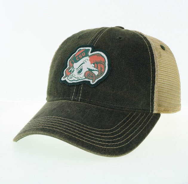 CSU OLD RAM HEAD TRUCKER-GRN