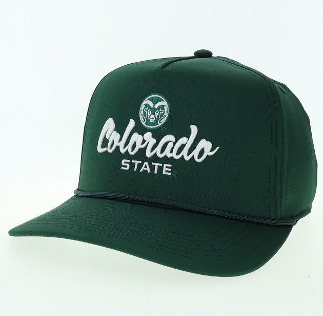 CSU SCRIPT/LOGO ROPE HAT-GRN