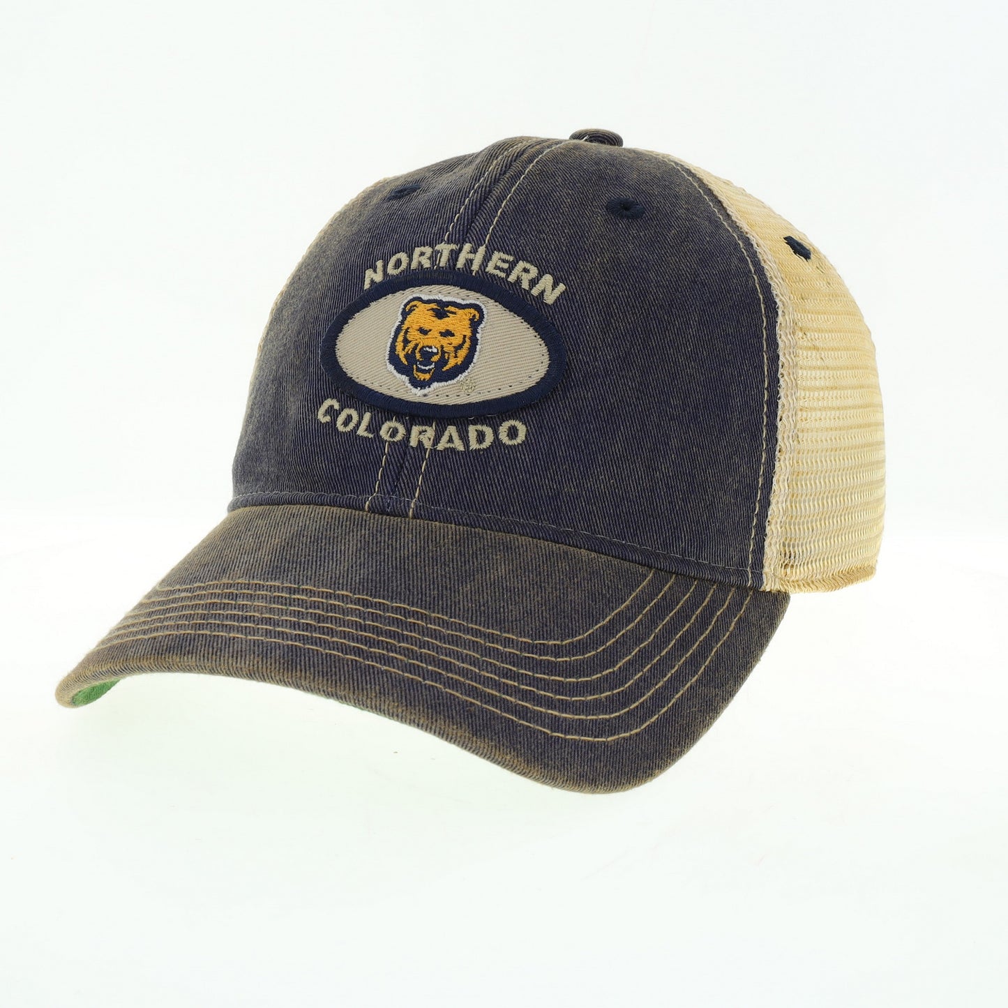 NORTHERN COLORADO BEARS OVAL PATCH TRUCKER HAT - NAVY